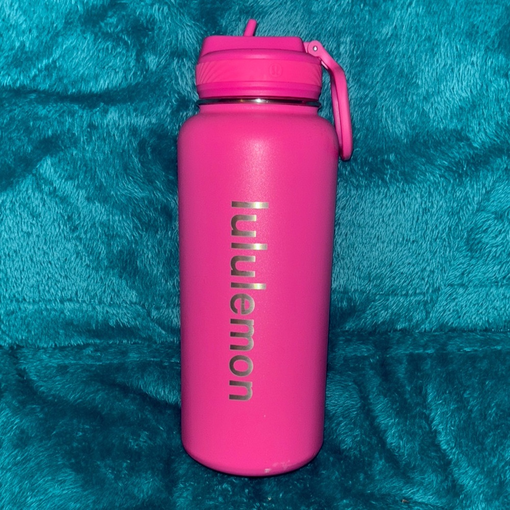 lululemon athletica Vibrant Pink Water Bottle